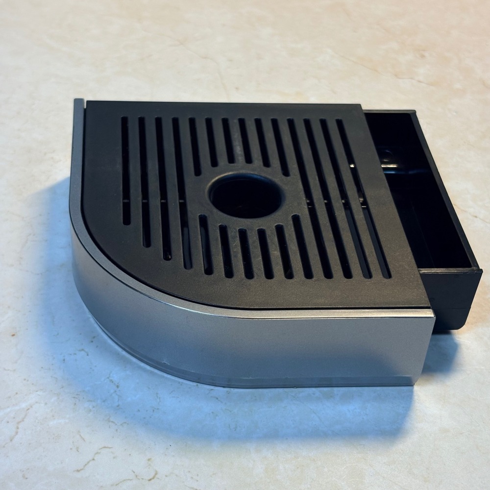 Keurig Replacement Drip Tray Base and Plate Silver Trim‎ VS2A Black